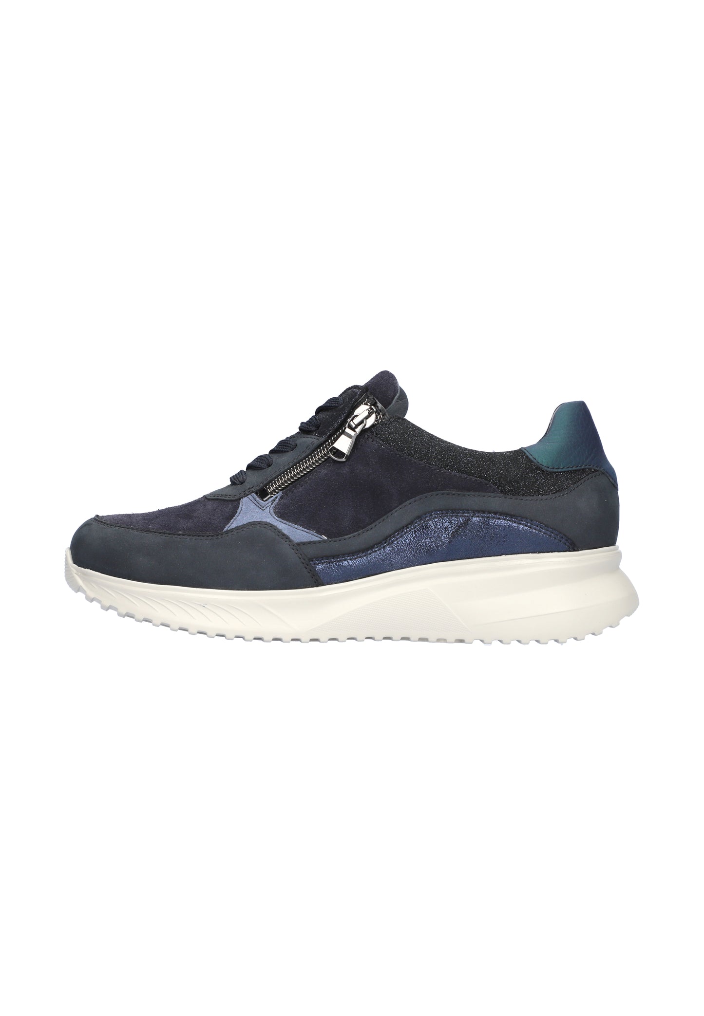 Waldlaufer 617002 600 378 K Fit Janka Jeans Blue Lace & Zip Sneakers