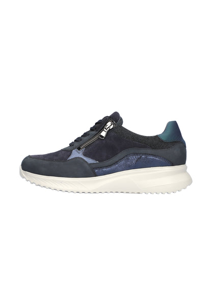 Waldlaufer 617002 600 378 K Fit Janka Jeans Blue Lace & Zip Sneakers