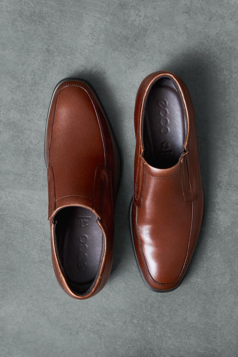 Ecco 621944 01014 Melbourne Mink Brown Slip On Shoes