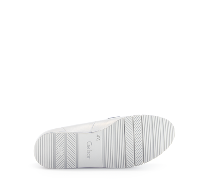 Gabor Comfort 62.415.80 G Fit Silver Slip On Moccasins