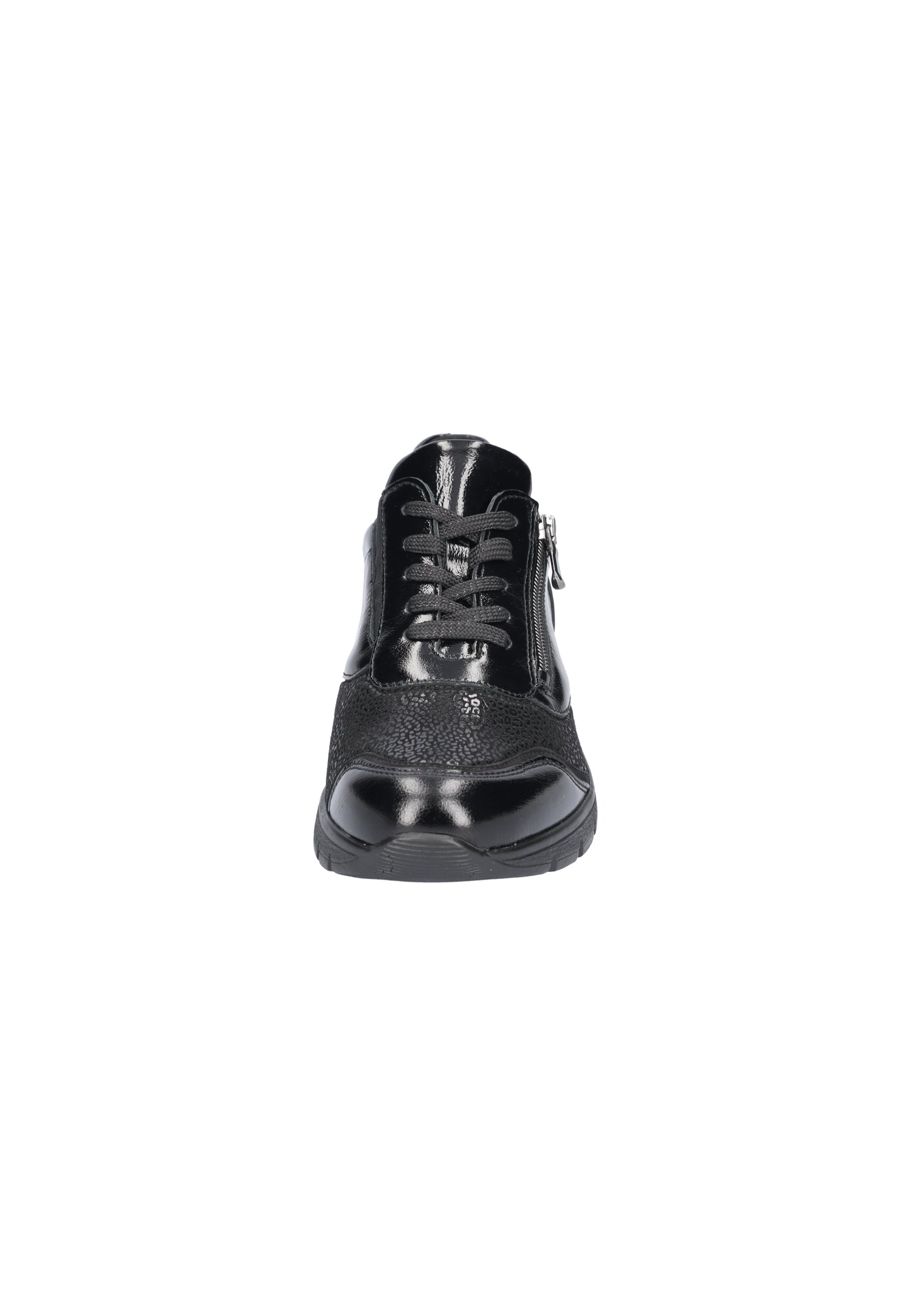 Waldlaufer 626K05 301 001 K-Ramona Black Trainers with Zip