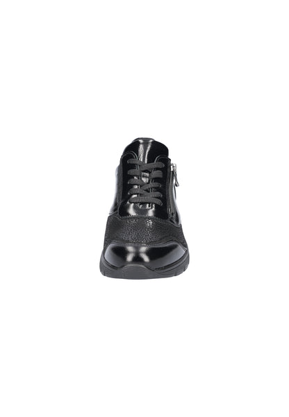 Waldlaufer 626K05 301 001 K-Ramona Black Trainers with Zip