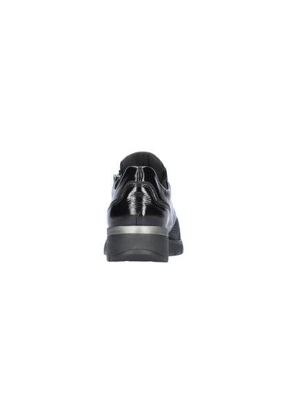Waldlaufer 626K05 301 001 K-Ramona Black Trainers with Zip