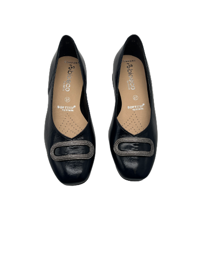 Bioeco by Arka 6290 2555 Navy Leather Patent Heels