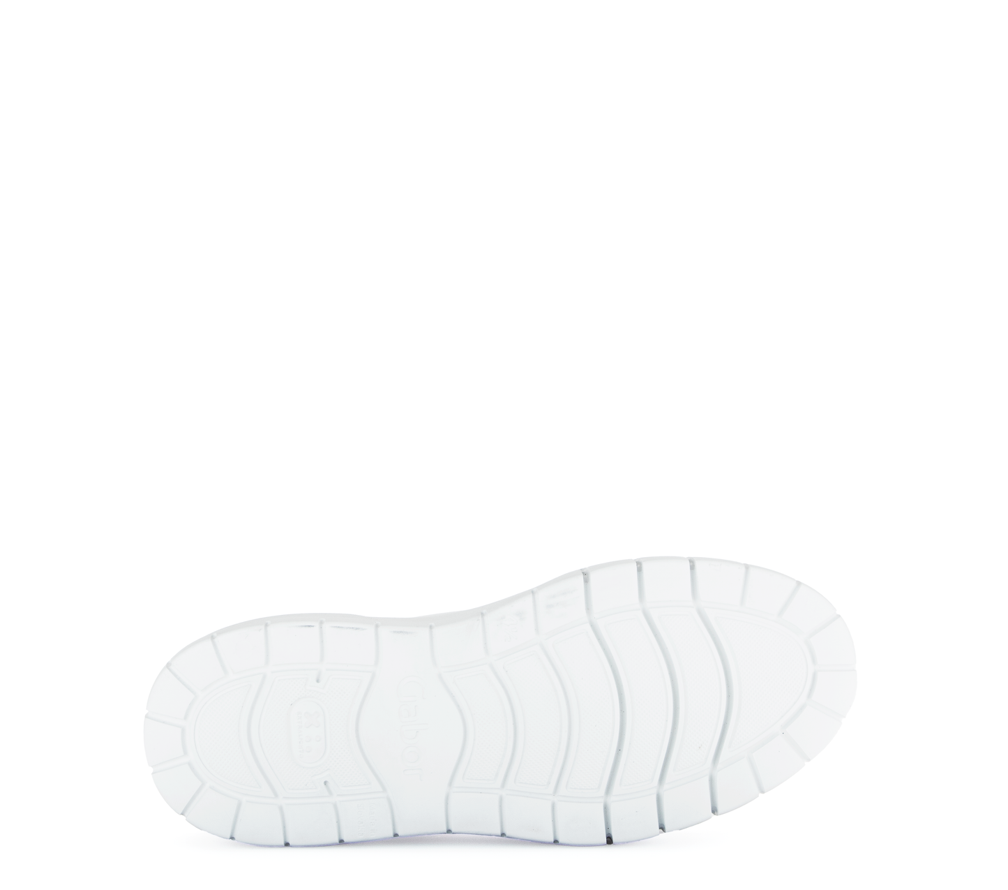 Gabor 63.220.21 White Sneakers with Side Zip & Chunky Sole