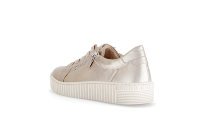 Gabor 63.334.62 Gold Lace & Zip Trainers