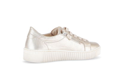 Gabor 63.334.62 Gold Lace & Zip Trainers