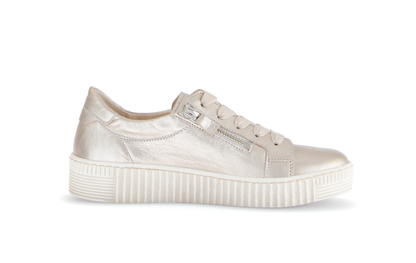 Gabor 63.334.62 Gold Lace & Zip Trainers