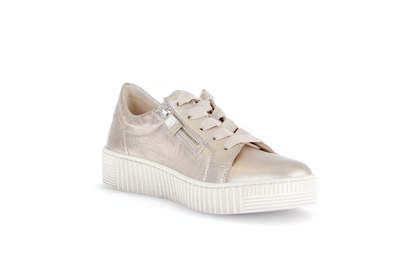 Gabor 63.334.62 Gold Lace & Zip Trainers