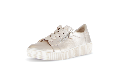 Gabor 63.334.62 Gold Lace & Zip Trainers