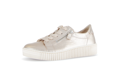 Gabor 63.334.62 Gold Lace & Zip Trainers