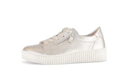Gabor 63.334.62 Gold Lace & Zip Trainers