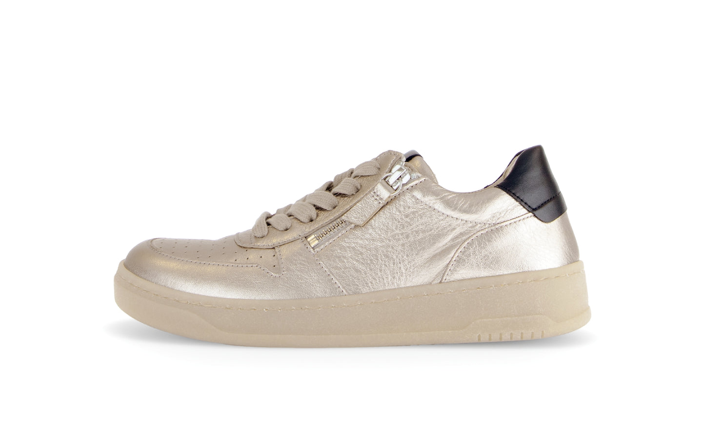 Gabor 63.344.67 Puder Gold & Black Trainers with Zip