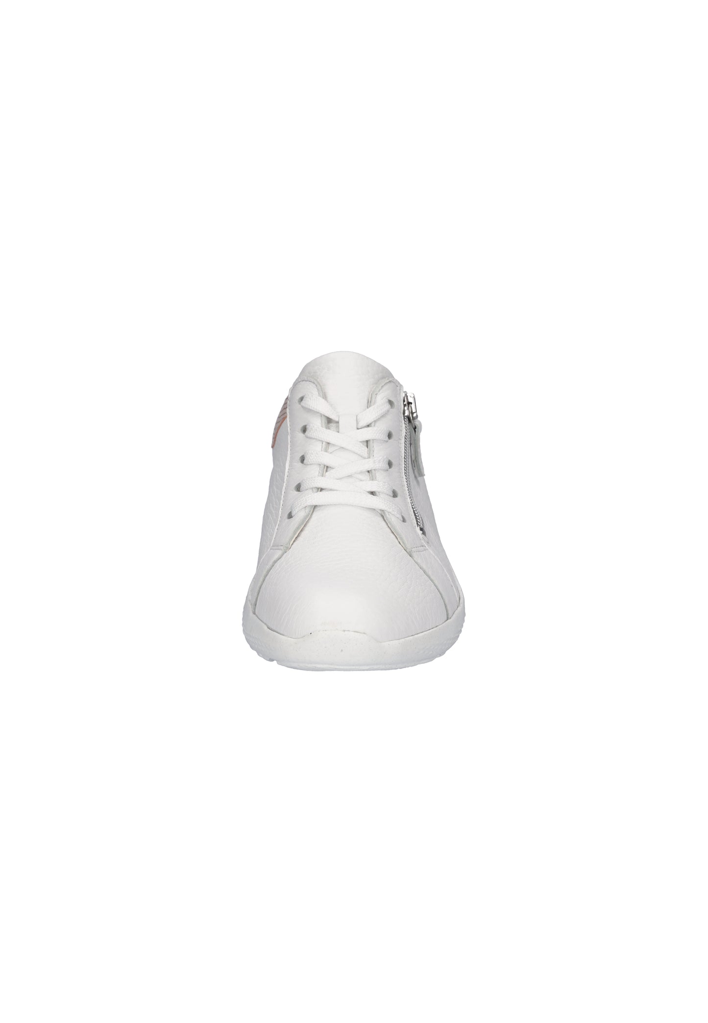 Waldlaufer 634002 312 762 K Ira K Fit White & Rose Gold Trainer with Zip