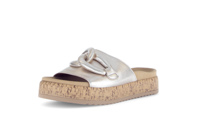 Gabor 63.761.62 Gold Slip On Sandals