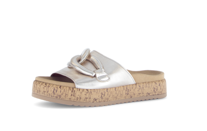 Gabor 63.761.62 Gold Slip On Sandals