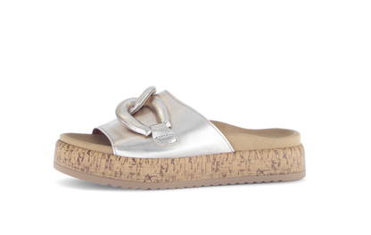 Gabor 63.761.62 Gold Slip On Sandals