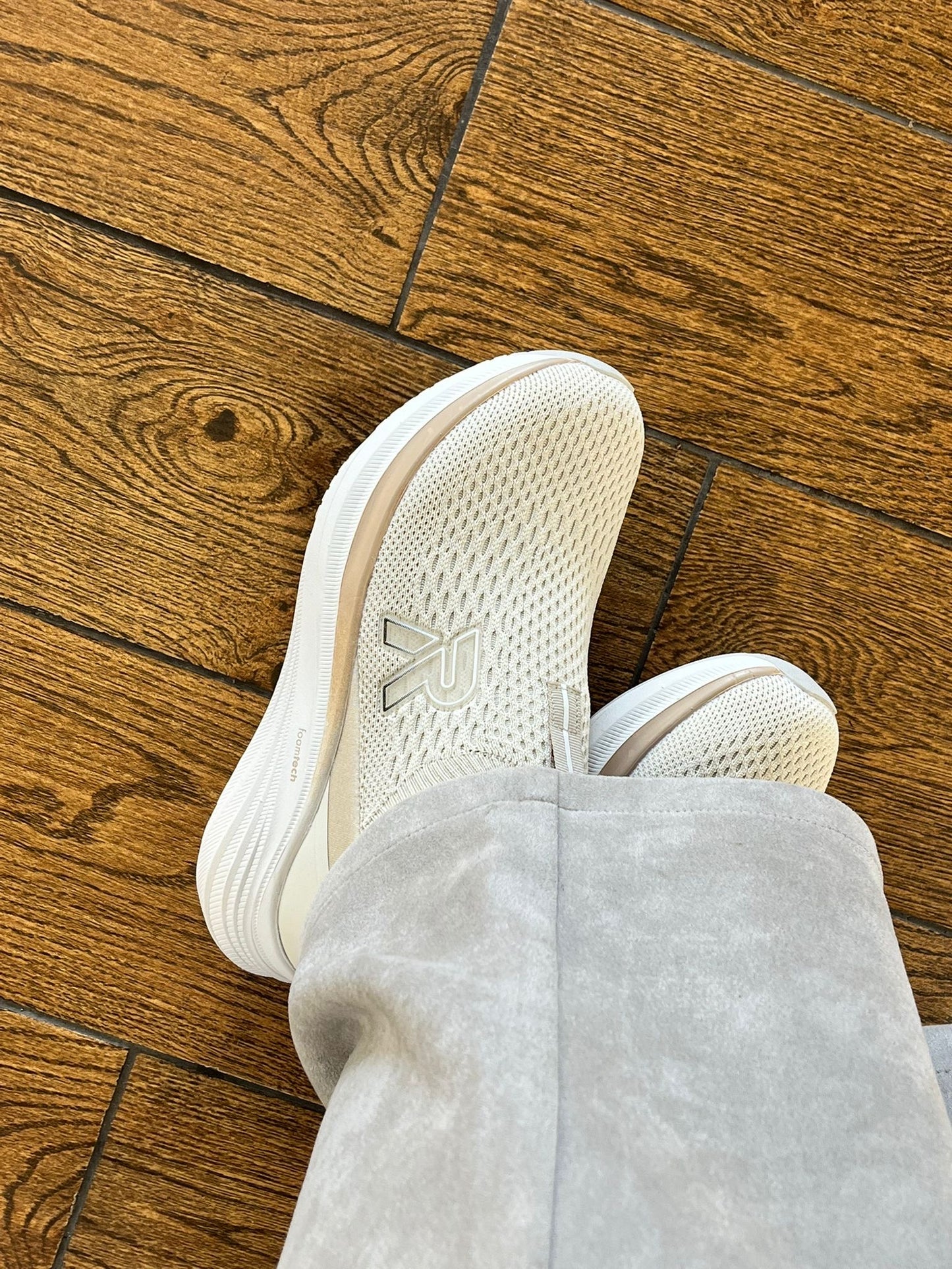 Rieker W4100-60 Beige/Vanilla Pearl G Fit Sneakers