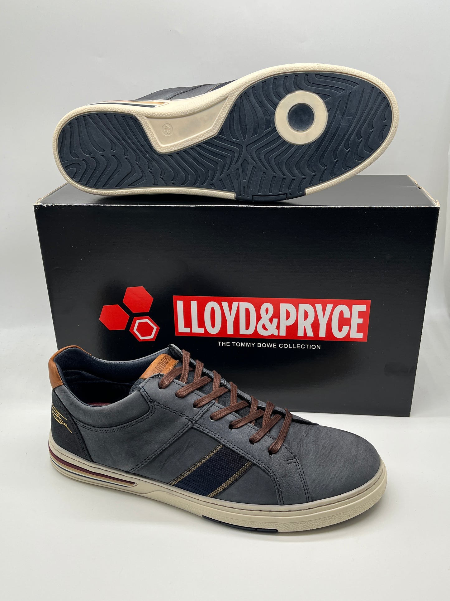 Lloyd and Pryce Cima Storm Belt Navy Combi Trainers