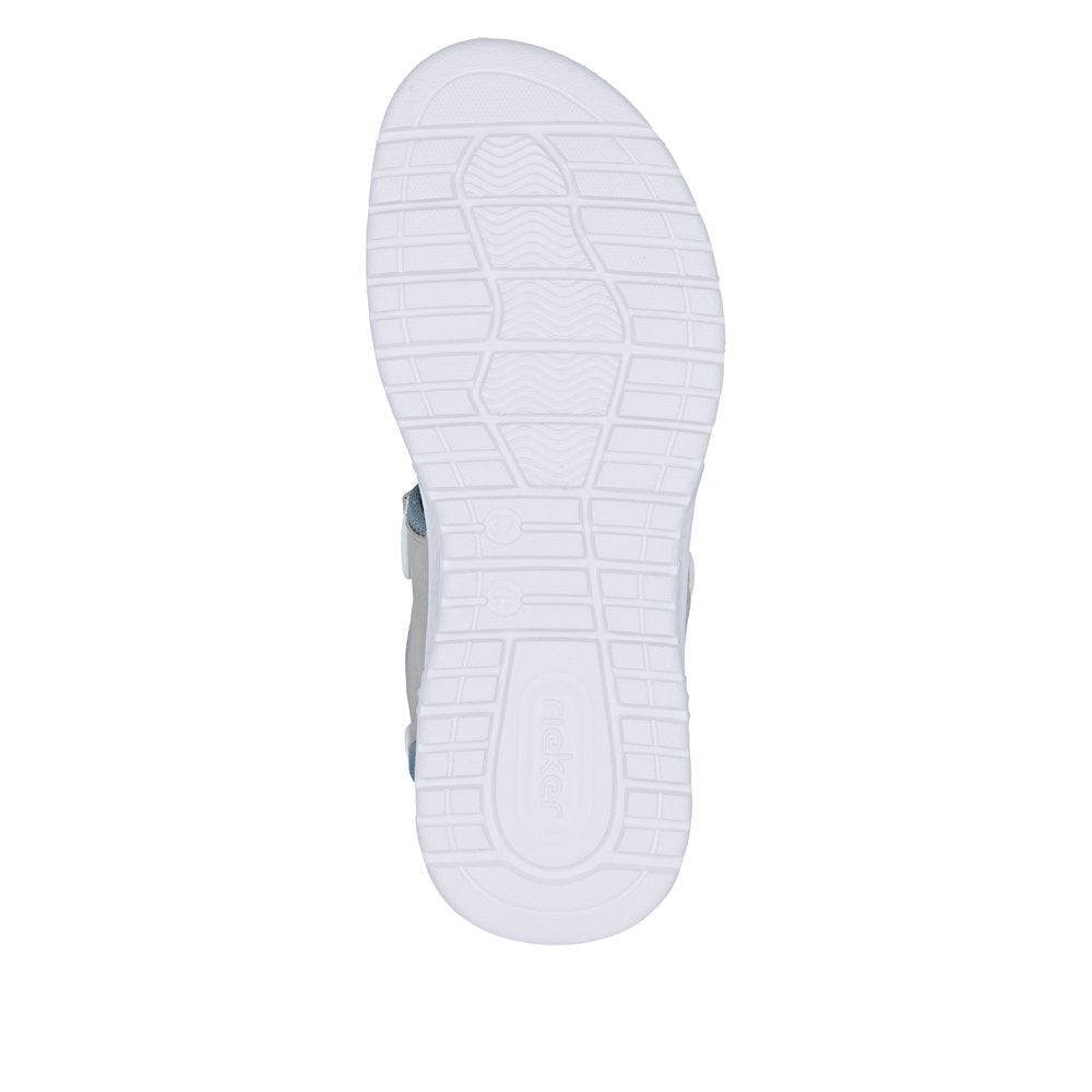 Rieker 64074-40 Vapor Sky Blue F Fit Velcro Sandals