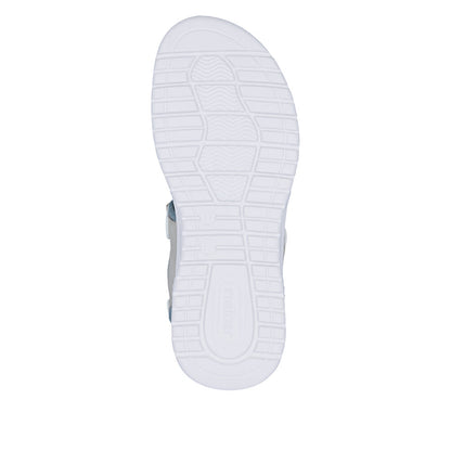 Rieker 64074-40 Vapor Sky Blue F Fit Velcro Sandals