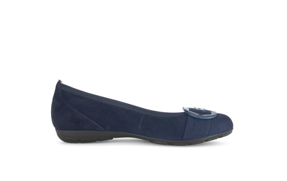 Gabor 64.163.16 Navy Slip On Pumps