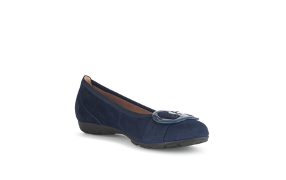 Gabor 64.163.16 Navy Slip On Pumps