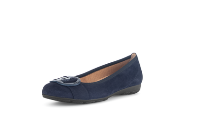 Gabor 64.163.16 Navy Slip On Pumps