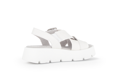 Gabor 64.752.20 Latte Cream Sandals with Slingback Strap