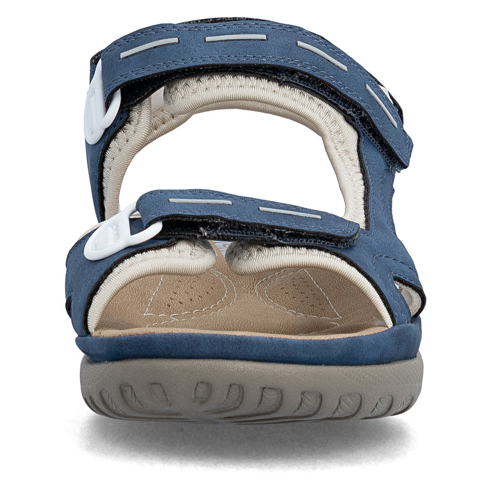 Rieker 64856-14 Jeans Blue F Fit Slingback Sandals