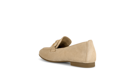 Gabor 65.210.14 Beige Slip On Loafers