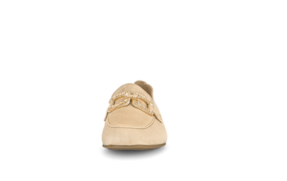 Gabor 65.210.14 Beige Slip On Loafers