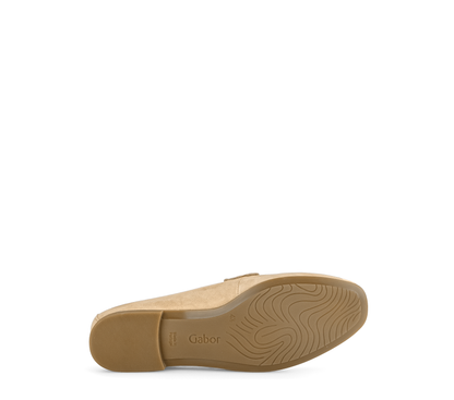 Gabor 65.210.14 Beige Slip On Loafers