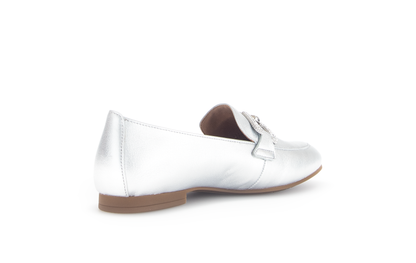 Gabor 65.210.61 Silver Slip On Loafers