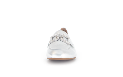Gabor 65.210.61 Silver Slip On Loafers