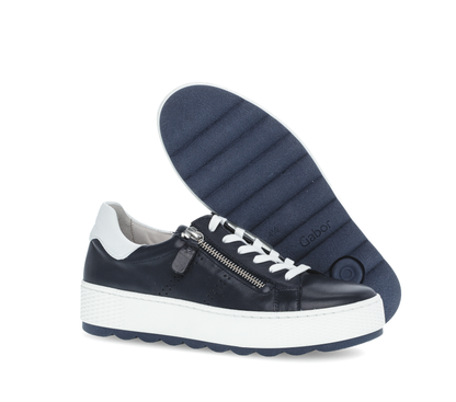 Gabor Comfort 66.058.66 G Fit Navy & White Trainers