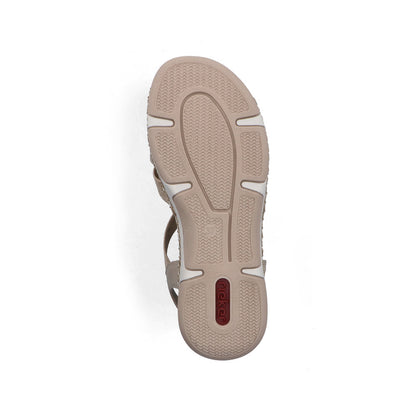 Rieker 66201-62 Ginger Beige H Fit Slingback Sandals