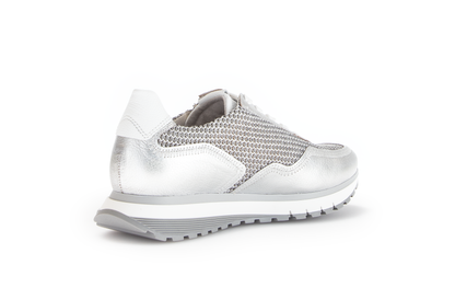 Gabor Comfort 66.379.60 H Fit Silver, Off White & White Sneakers