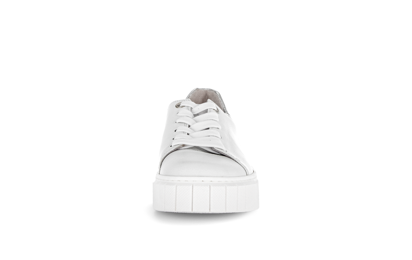 Gabor Comfort 66.410.52 H Fit White & Silver Sneakers
