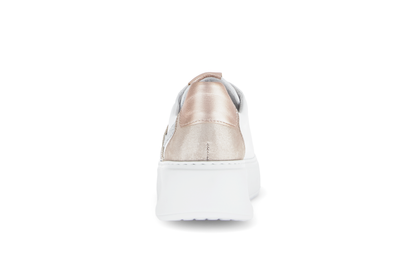 Gabor Comfort 66.486.53 G Fit White & Gold Combi Sneakers