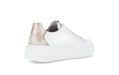 Gabor Comfort 66.486.53 G Fit White & Gold Combi Sneakers