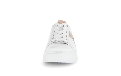 Gabor Comfort 66.486.53 G Fit White & Gold Combi Sneakers
