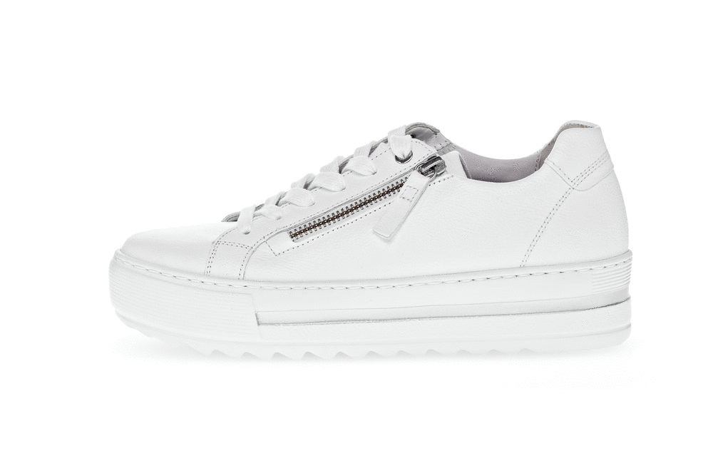 Gabor Comfort 66.498.50 White G Fit Trainers with Zip