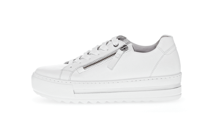 Gabor Comfort 66.498.50 White G Fit Trainers with Zip