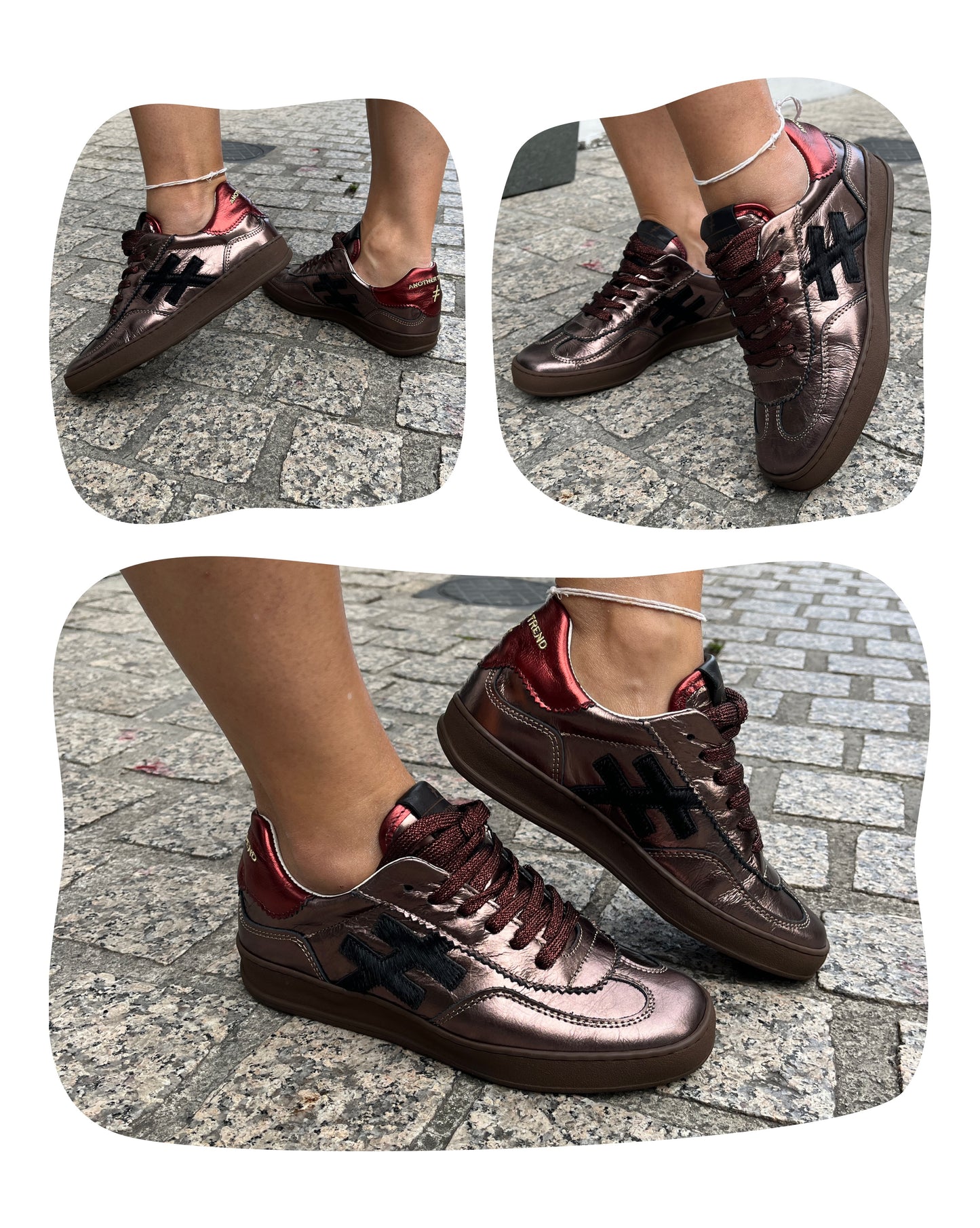 Another Trend A03258C9 Las Vegas Smoke Bronze Trainers