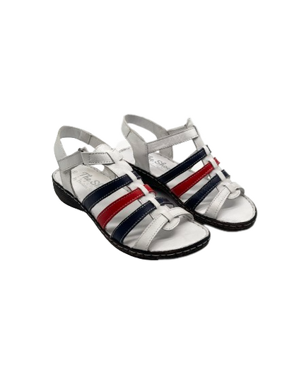 The Shoe Parlour by Phelans Shoes 700-16 White Sandals