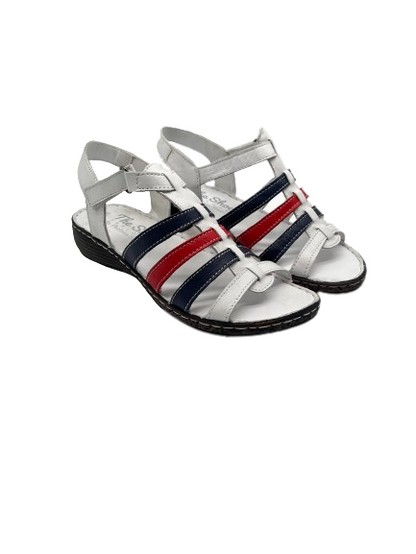 The Shoe Parlour by Phelans Shoes 700-16 White Sandals