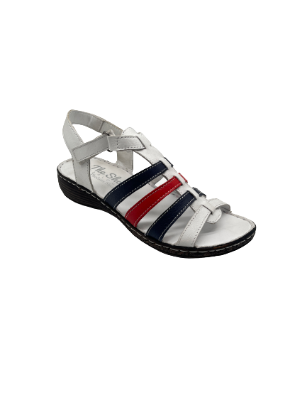 The Shoe Parlour by Phelans Shoes 700-16 White Sandals