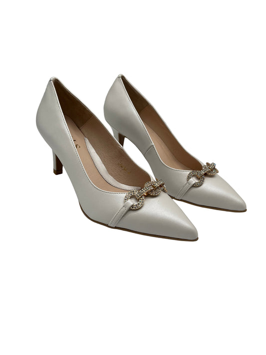 Emis S8438/611o Ecru Pearl Heels