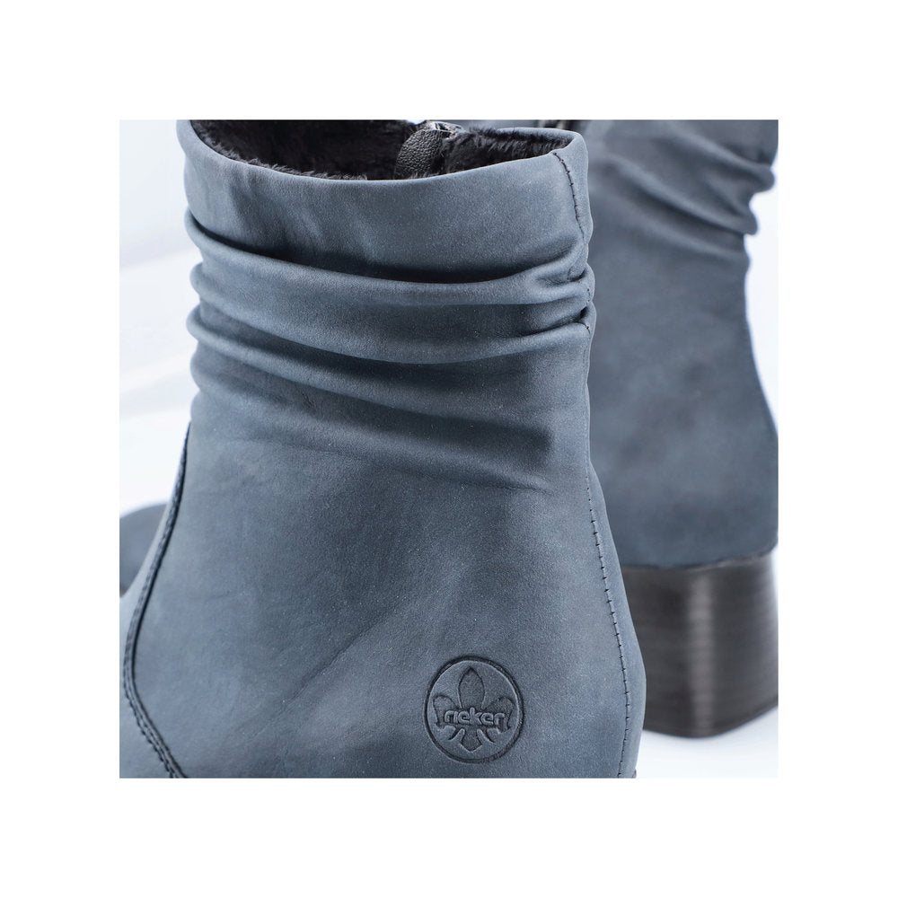 Rieker 70972-14 Blue Ankle Boots